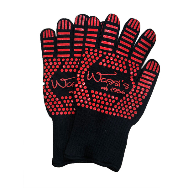 handschuhe heat safe Wassi's Hi Temp Gloves – Wassi's Rubs & Sauces