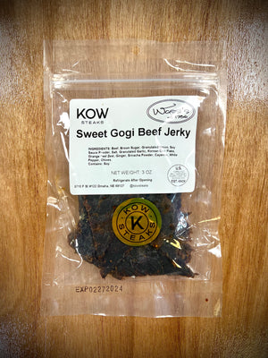 Wassi x Kow Steaks Wagyu Beef Jerky - Sweet Gogi