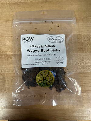 Wassi x Kow Steaks Wagyu Beef Jerky - Classic