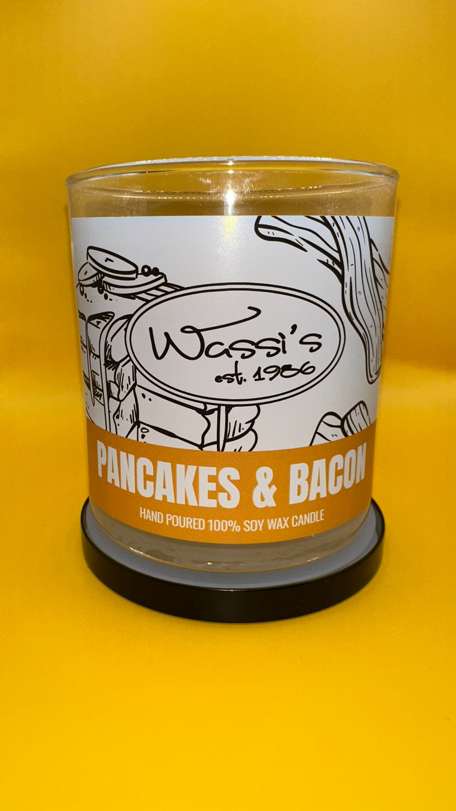 Wassi’s Single Wick Candle - Pancakes & Bacon