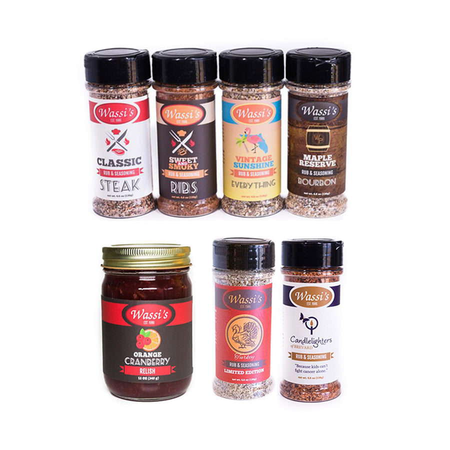 Wassi's Complete Rub and Sauce Set